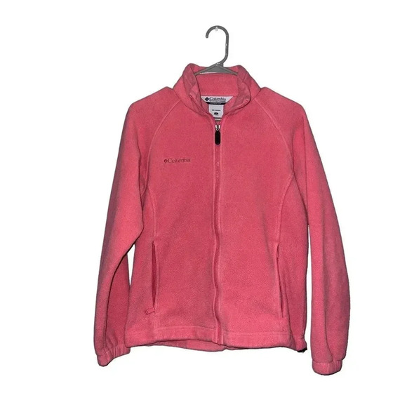 Columbia Women's Pink Fleece Size Small Zip Up Jacket‎ - Picture 1 of 3